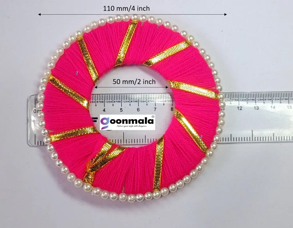 Donut Wool Pearl Pink Ring 4 inch-3.webp