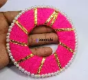 Donut Wool Pearl Pink Ring 4 inch-2.webp