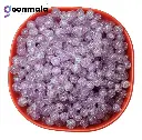 Crackle glass crystal beads for bracelet, rakhi,  Jewellery making, 8mm Purple, 100 pc