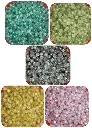 Crackle glass crystal beads for bracelet, rakhi,  Jewellery making, 8mm Multicolour, 5x50 pc