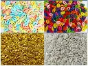 Multicolour artificial Kodi/Cowrie for craft, Jewellery, bracelet, Rakhi, Embroidery work 4x50 Piece