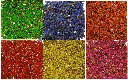 Kundan stone For Jewellery making, Bangles Embroidery Craft & Cloth Works, Resin Square Kundan 4x4mm, 6 coloue, 100 pieces each