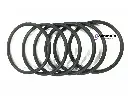 Plastic Rings for Wall Hanging, Jhoomer Craft Work, 6inch, 6 Pieces