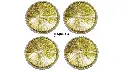  Full Gota Rings for Wall Hanging, Jhoomer Craft Work, 4.6 inch, 4 Pieces