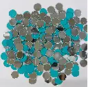 Mirror beads For Jewellery Making, Craft Work and Lippan Art Work, Silver Round 12mm 500 Pieces