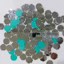 Mirror beads For Jewellery Making, Craft Work and Lippan Art Work, Silver Round 14mm 300 Pieces
