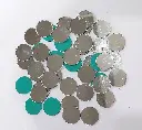Mirror beads For Jewellery Making, Craft Work and Lippan Art Work, Silver Round 18mm 100 Pieces