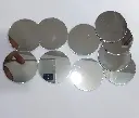 Mirror beads For Jewellery Making, Craft Work and Lippan Art Work, Silver Round 50mm 25 Pieces