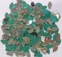 Mirror beads For Jewellery Making, Craft Work and Lippan Art Work, Silver Eye 14x7mm 500 Pieces