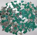 Mirror beads For Jewellery Making, Craft Work and Lippan Art Work, Silver Drop 7x10 500 Pieces