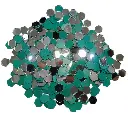 Mirror beads For Jewellery Making, Craft Work and Lippan Art Work, Silver Hexa 10mm 500 Pieces