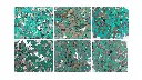Mirror beads For Jewellery Making, Craft Work and Lippan Art Work, Silver 6 shape small mirror, 6x100 