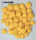 Pom Pom Balls for Arts & Craft, decoration works, 200 Pieces, Yellow