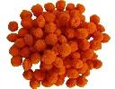 Pom Pom Balls for Arts & Craft, decoration works, 200 Pieces, Orange