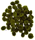 Pom Pom Balls for Arts & Craft, decoration works, 200 Pieces, Mehndi Green