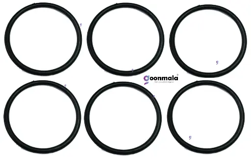 [Black Rings 4inch 6pc]  plastic Rings for Wall Hanging, Jhoomer Craft Work, Black-4 inch, 6 Pieces