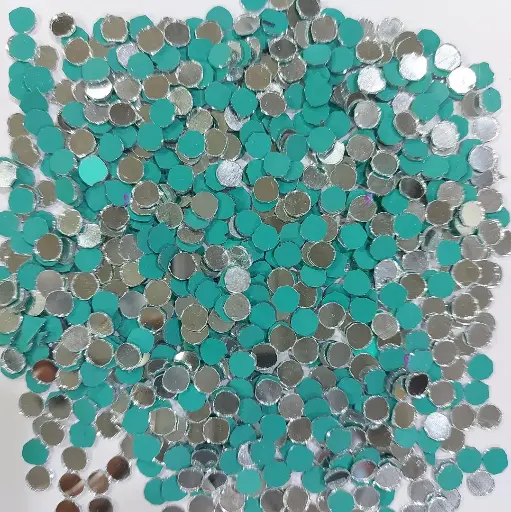[Mirror Round 6mm 1000pc] Mirror beads For Jewellery Making, Craft Work and Lippan Art Work, Silver Round 6mm 1000 Pieces