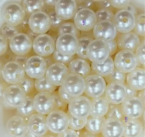 [Pearl 8mm 500 pieces] Pearl Beads for Jewllery making, Embroidery, Rakhi, Arts & Craft, Decoration works, 8mm, 500 Pieces
